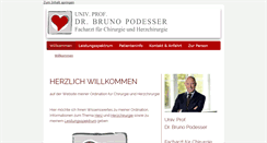 Desktop Screenshot of herzchirurg-podesser.at